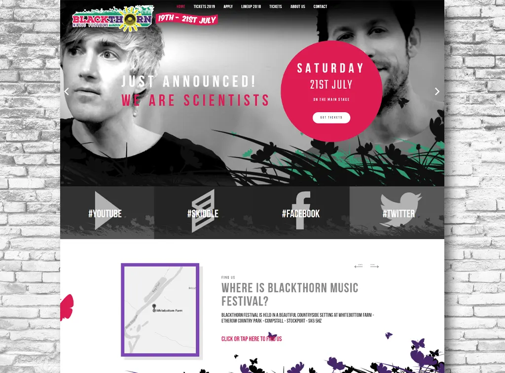 Web Design For Manchester Indie Festival